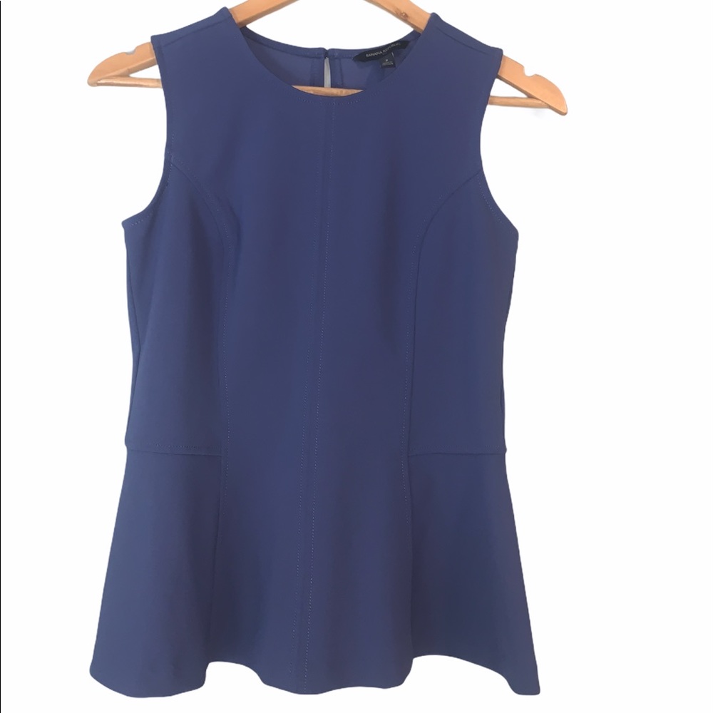 Peplum people/blue top